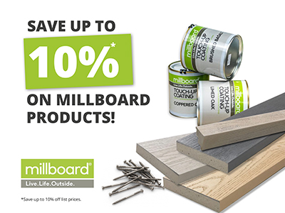 Save up to 10% on Millboard products