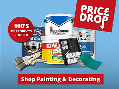 Painting and decorating price drop across all the essentials