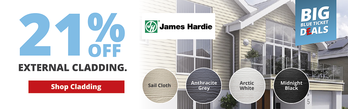 21% off external cladding - shop cladding