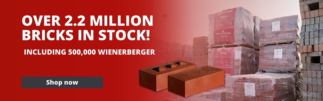 Over 2.2m bricks in stock - including 500k Wienerberger