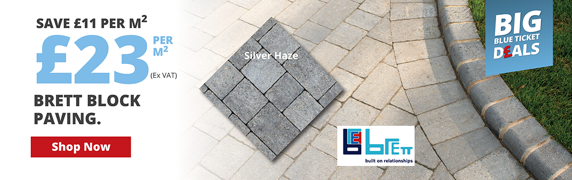 Brett Block paving - £23 per m2