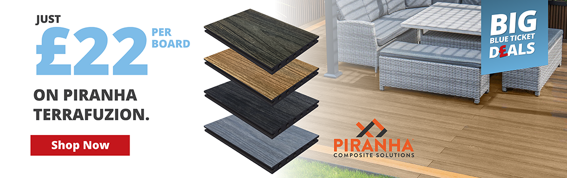 Piranha Terrafuzion just £22 per board
