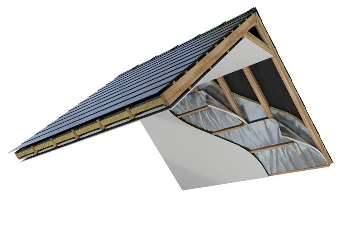 Diagram of roof insulation