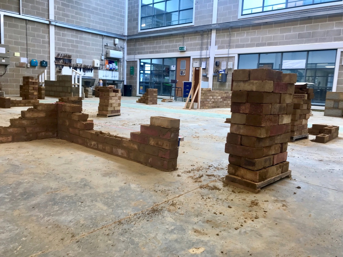 City College Bricklaying workshop