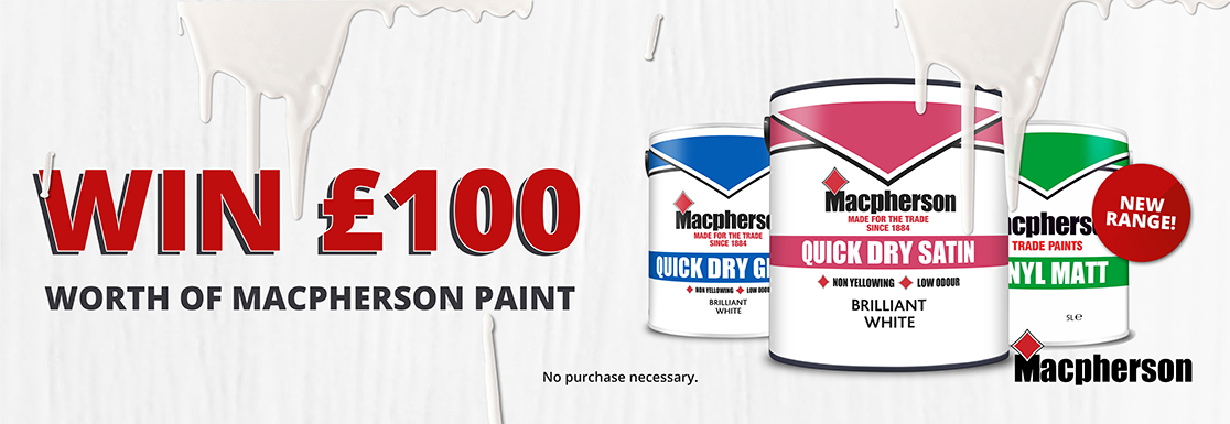 Win £100 of Macpherson paint