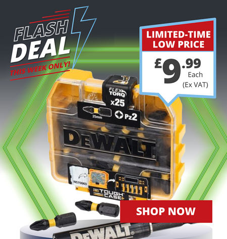 Dewalt Pz2 Flextorq Impact Bit Set 25 57Mm With Bit Holder 25 Pieces