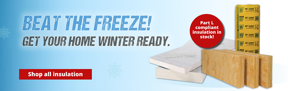 Beat the freeze! Get your home winter ready - shop all insulation