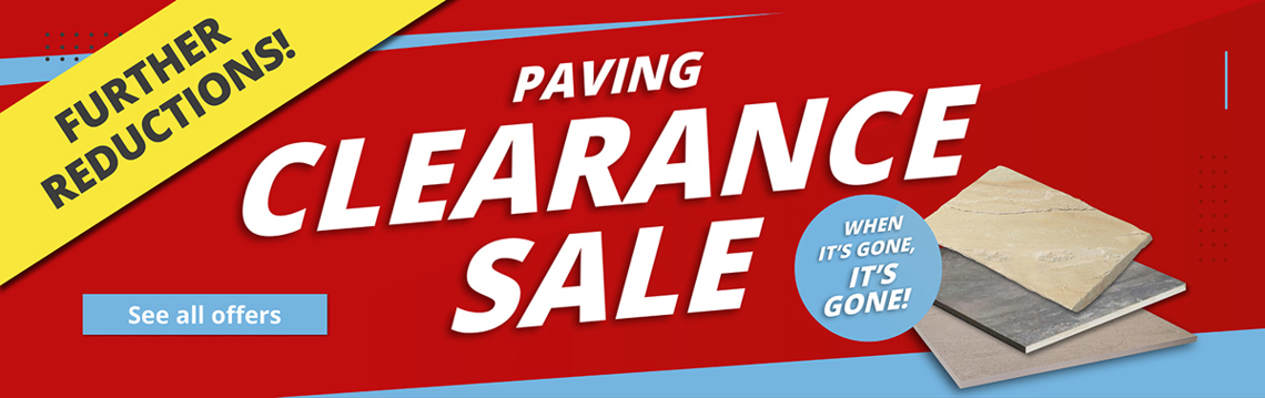 Further reductions - Paving clearance sale - 2023