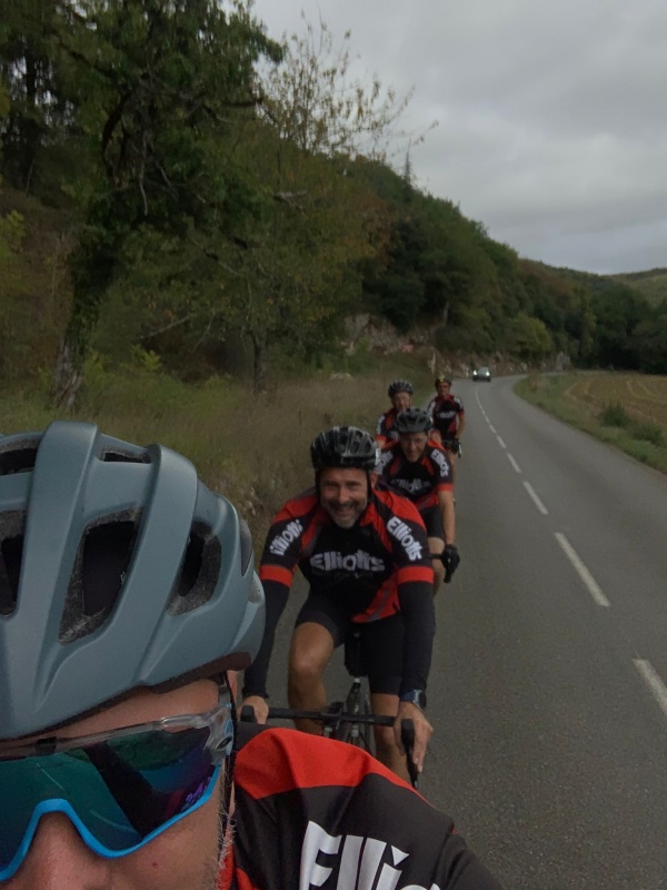 Team Elliotts during the Cahors Challenge 2022