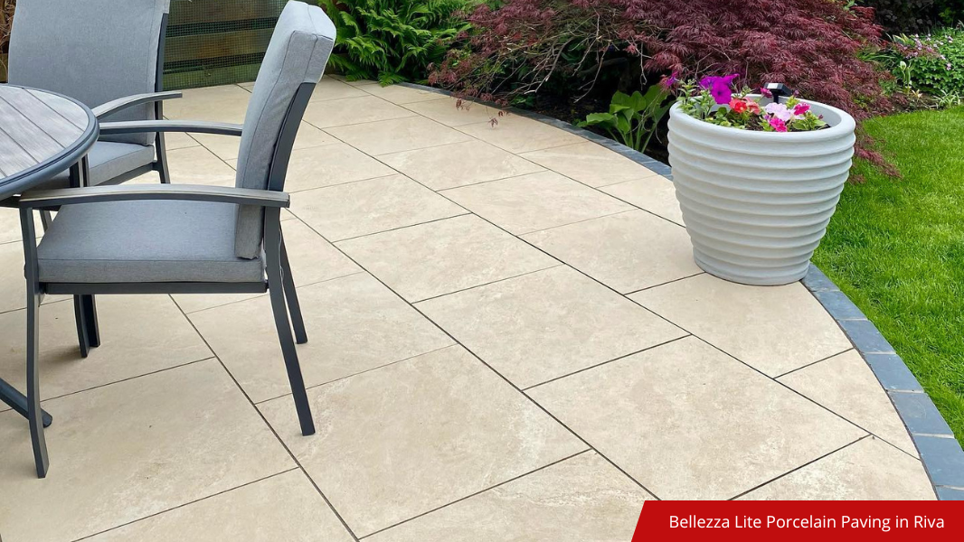 Bellezza Lite Porcelain Paving in Riva